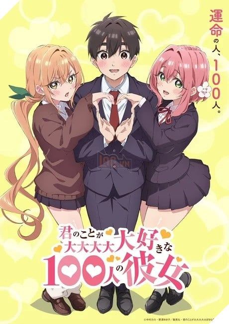 anime 100 bạn gái