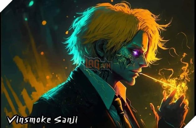 Nghệ thuật AI One Piece với nhân vật Sanji