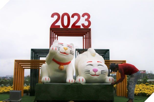 tượng mèo cho năm 2023