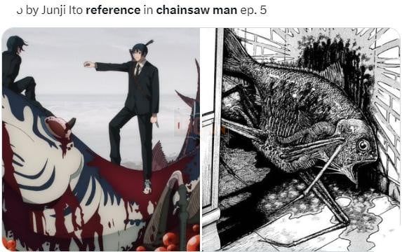 Tham khảo từ Chainsaw Man