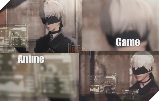 so sánh anime NieR: Automata