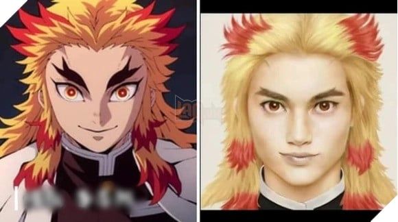 trí tuệ nhân tạo biến dàn nhân vật Kimetsu no Yaiba thành con người thực