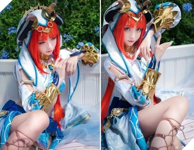 Mê mẩn với bộ cosplay Nilou xinh đẹp tựa thiên thần trong Genshin Impact