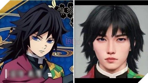 trí tuệ nhân tạo giúp dàn nhân vật Kimetsu no Yaiba trở thành người thật