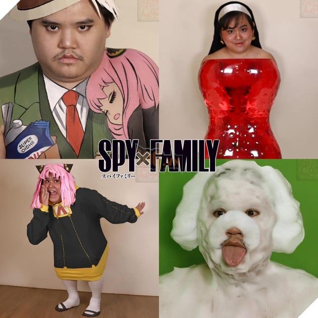 Cosplay gia đình Forger trong Spy X Family của Thánh cosplay giá rẻ