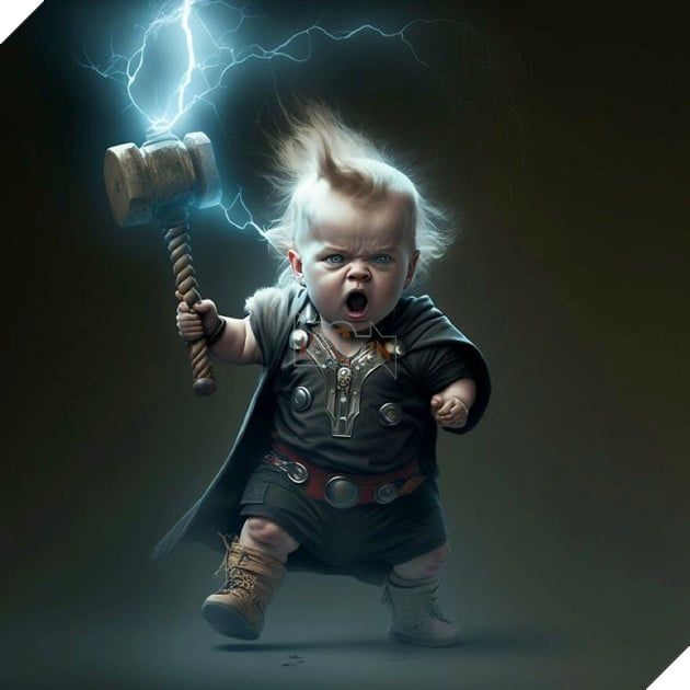 Rưng rức trước những nhân vật hoạt hình biến thành phiên bản nhí nhờ công nghệ AI