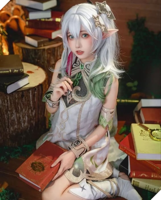 bộ cosplay Nahida trong Genshin Impact