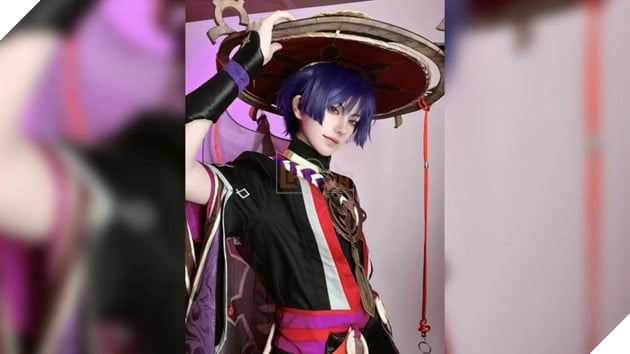 Cosplay Scaramouche trong Genshin Impact