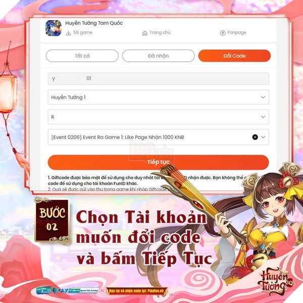 Hướng dẫn cách sử dụng và thu thập Giftcode Huyền Tưởng Tam Quốc Playfun mới nhất trong năm 2022