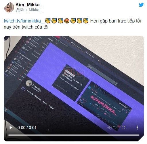 Streamer tái xuất trên sóng livestream lần 2.