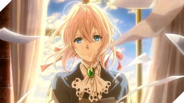 Mê mải trong bộ cosplay của Violet Evergarden