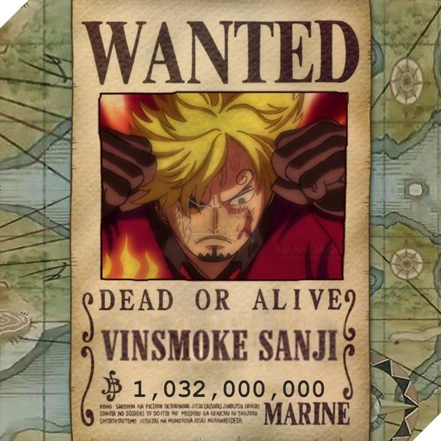 Sanji có tiền truy nã