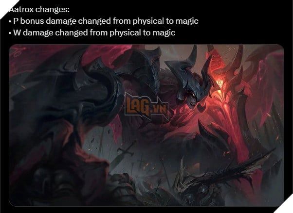 LMHT: Riot Games gây bất ngờ khi thêm sát thương phép cho Aatrox, làm game thủ hoang mang