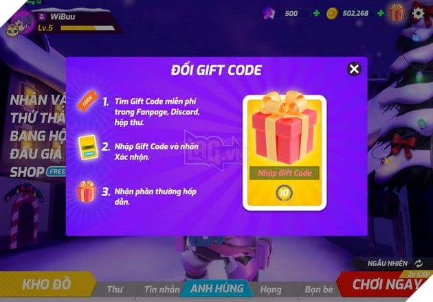 Hướng dẫn cách nhập và sử dụng Giftcode mới nhất trong AS Legends năm 2024 2