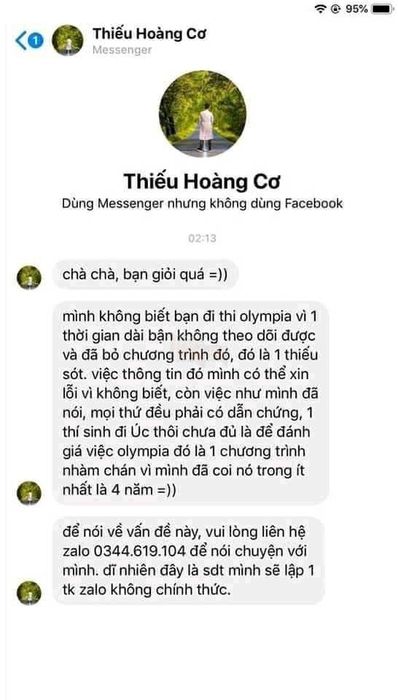 Cơ Thiếu Hoàng là ai? Một nhân vật gây chú ý với khả năng phản biện trên mạng xã hội