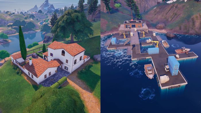 Fortnite Lil' Villa và Catcher's Cove