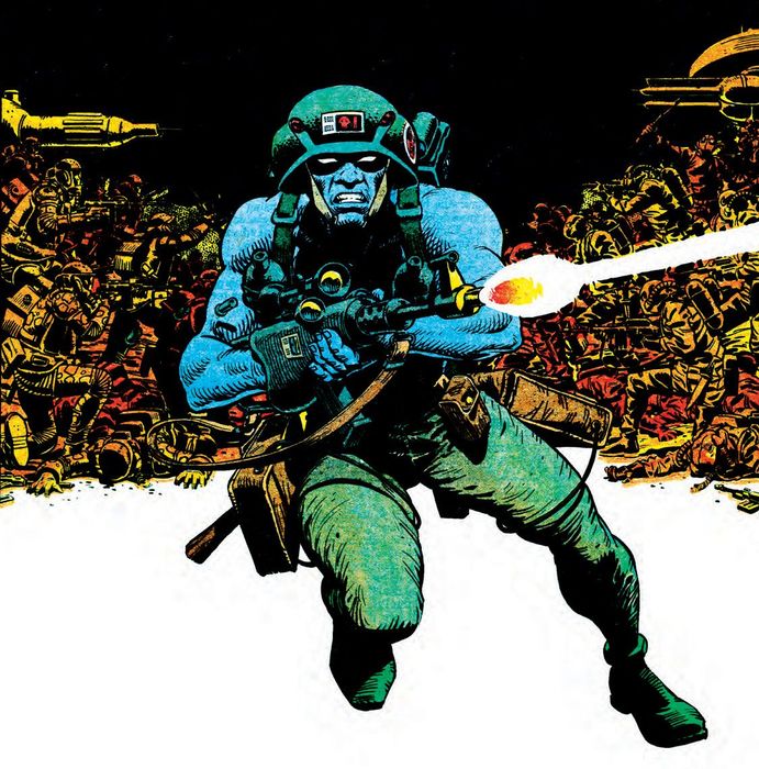 Nghệ thuật từ The Essential Rogue Trooper