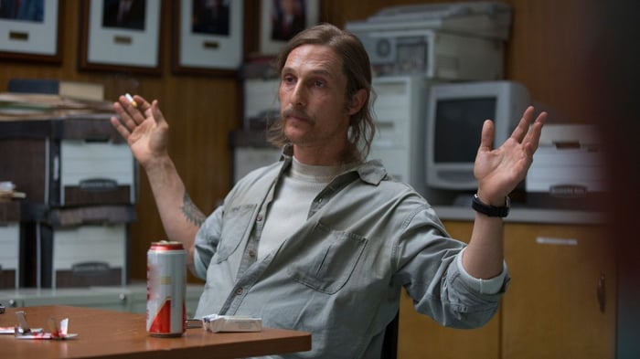 Matthew McConaughey trong vai Rust Cohle trong True Detective mùa 1