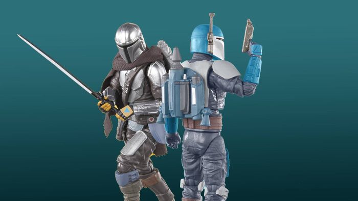 Bộ sưu tập nhân vật Star Wars Vintage bao gồm Din Djarin và Thuyền trưởng của Hạm đội Mandalorian