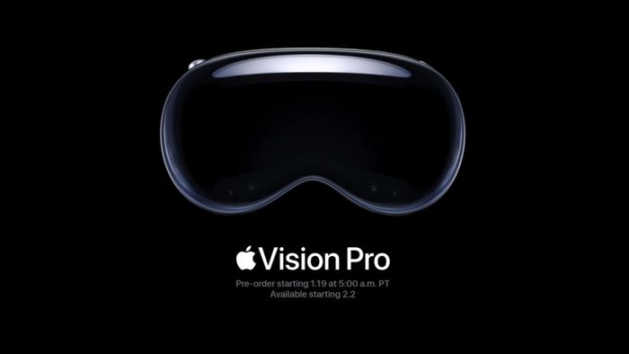 Hình ảnh tiếp thị đặt hàng trước của Apple Vision Pro