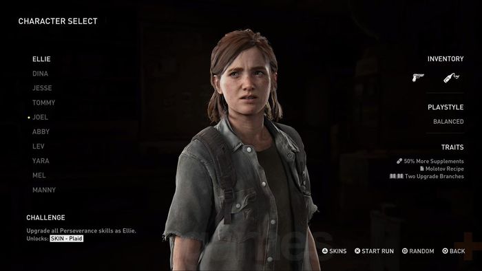 Nhân vật Ellie trong The Last of Us 2 No Return