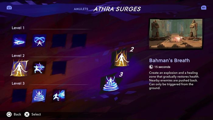 Athra Surges trong Prince of Persia Lost Crown