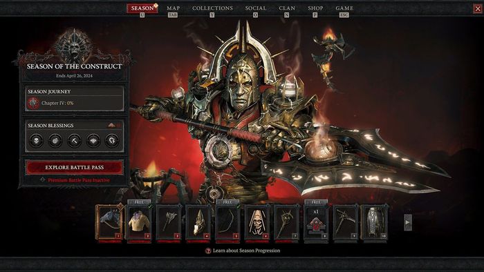 Mùa Construct của Diablo 4