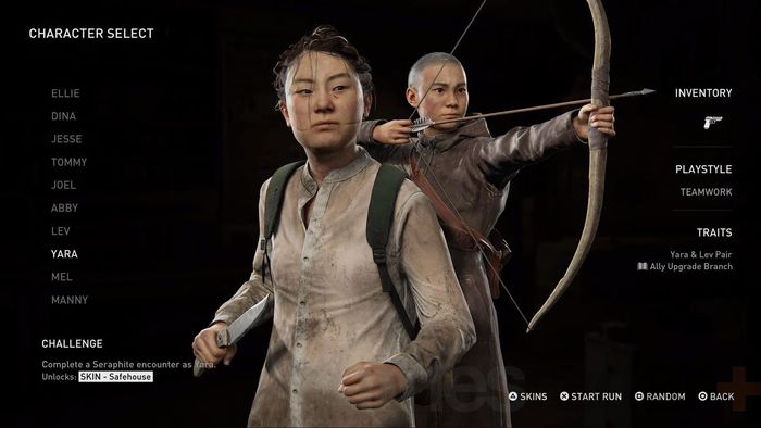 Nhân vật Yara trong The Last of Us 2 No Return