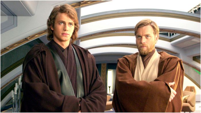 Hayden Christensen và Ewan McGregor trong Báo Thù của Sith