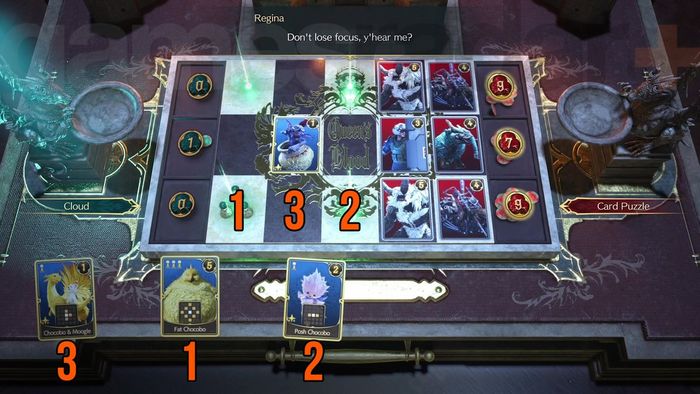 Giải pháp cho câu đố Go for Choco-Broke trong Carnival Card Carnival của Final Fantasy 7 Rebirth