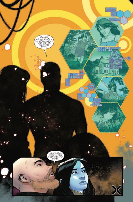 Nghệ thuật nội bộ của Rise of the Powers of X #1