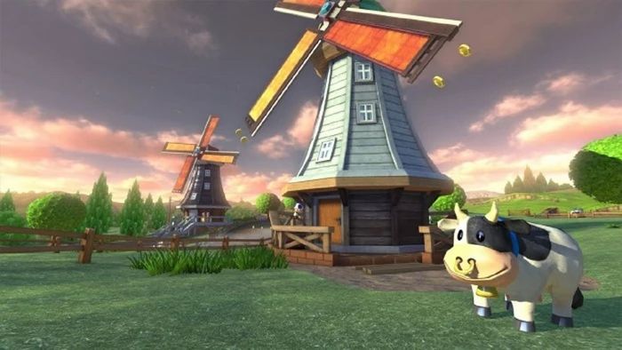 Moo Moo Meadows trong Mario Kart 8