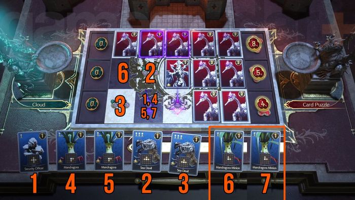 Giải pháp cho câu đố Sea Devil by Night trong Carnival Card Carnival của Final Fantasy 7 Rebirth