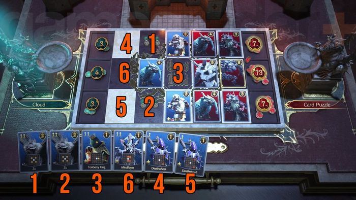 Giải pháp cho câu đố A Kingly Clash trong Carnival Card Carnival của Final Fantasy 7 Rebirth