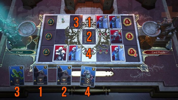 Giải pháp cho câu đố Spears and Needles trong Carnival Card Carnival của Final Fantasy 7 Rebirth