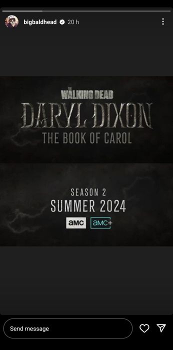 Norman Reedus dường như đã xác nhận khung thời gian phát hành mùa 2 của The Walking Dead: Daryl Dixon trên Instagram