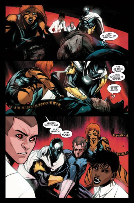 Nghệ thuật nội bộ của Vengeance of the Moon Knight #1