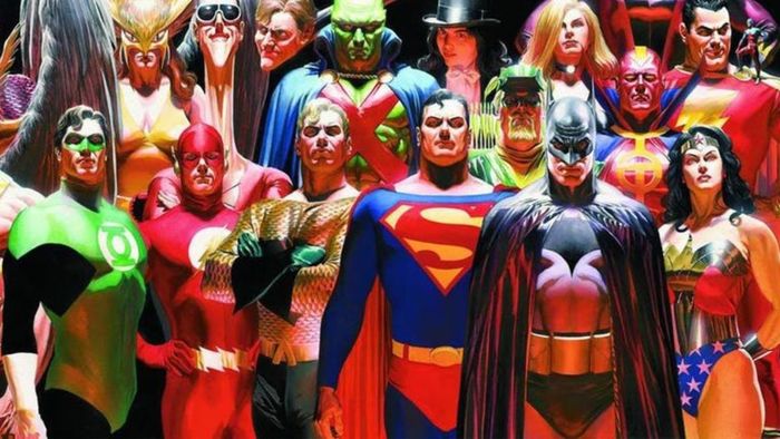 Bìa Justice do Alex Ross thiết kế
