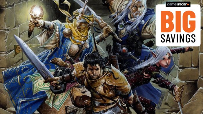 Những nhà phiêu lưu vũ trang đang xâm nhập vào một hầm ngục trong các tác phẩm nghệ thuật Pathfinder