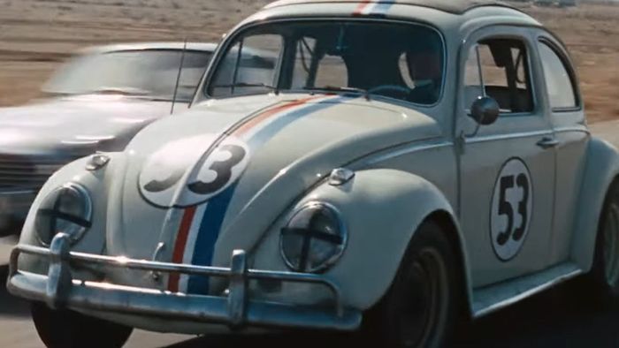 Herbie đua đến vị trí đầu tiên trong bộ phim gốc năm 1969 The Love Bug