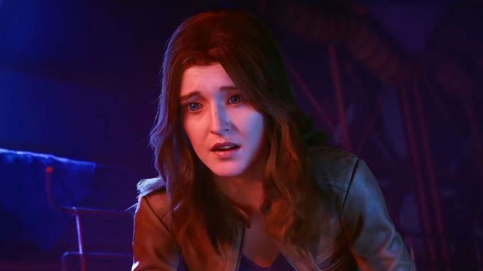 Trong một hình ảnh chụp màn hình từ Marvel's Spider-Man 2, Mary Jane trông lo lắng