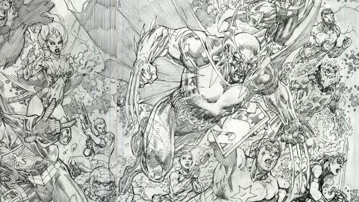 Nghệ thuật từ DC vs Marvel