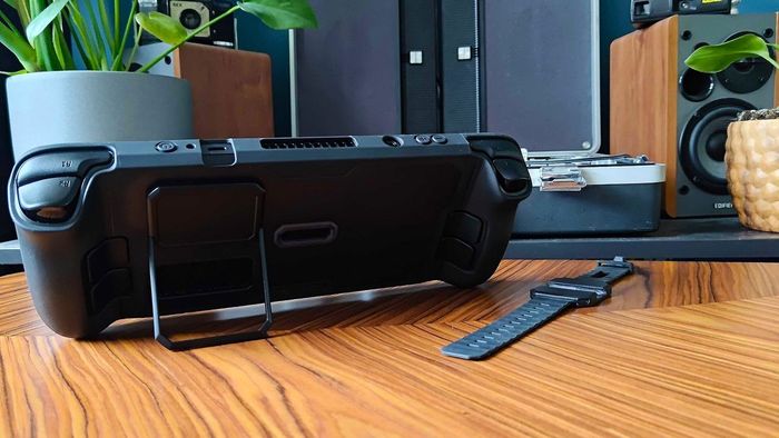 Xem phía sau của Jsaux ModCase cho Steam Deck