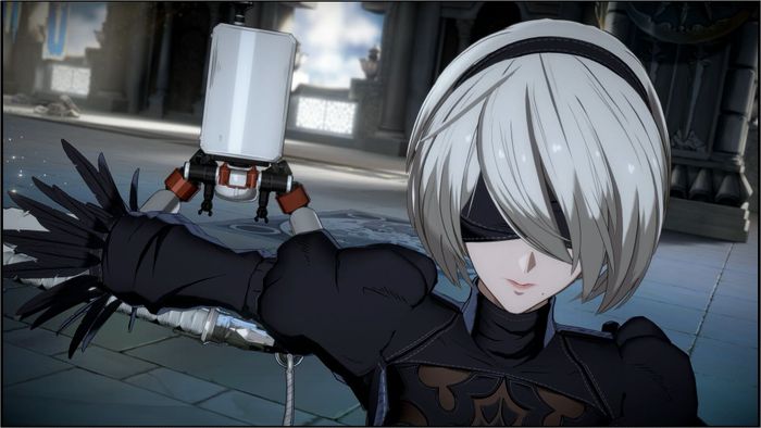 2B trong Nier Automata xuất hiện trong một bộ hợp tác với Granblue Fantasy Versus