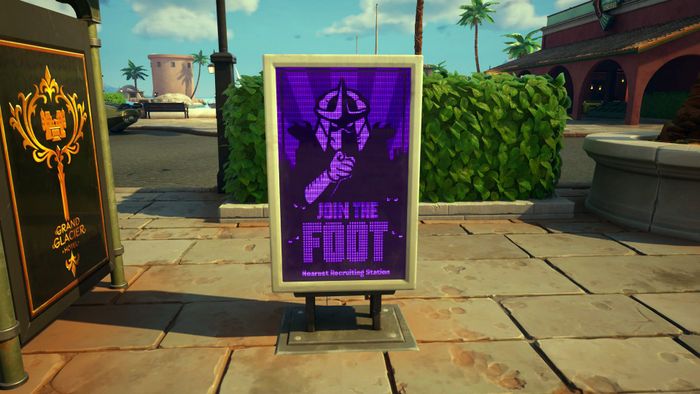 Những holo-posters tuyển chọn của Fortnite Foot Clan có vẻ như thế này