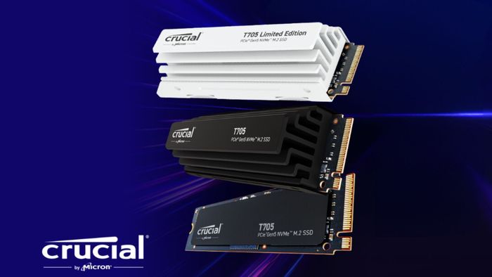 Hình ảnh đồ họa của ổ SSD Gen 5 Crucial T705