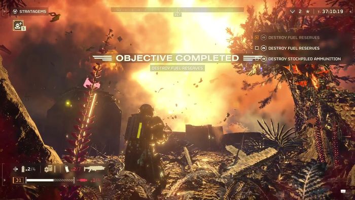 Phá Hủy Một Bể Chứa Nhiên Liệu trong Helldivers 2