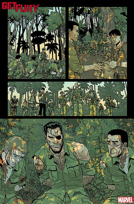 Nghệ thuật nội dung của Get Fury #1