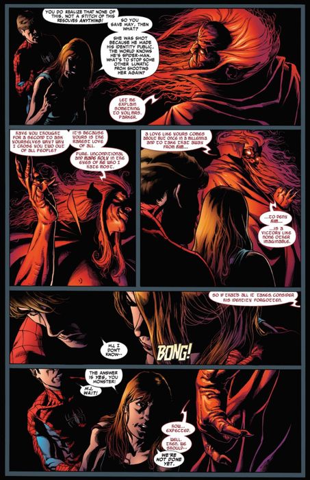 Peter Parker và Mary Jane Watson trong Marvel Comics