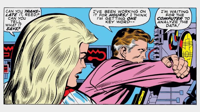 Tranh truyện tranh Fantastic Four do Jack Kirby vẽ